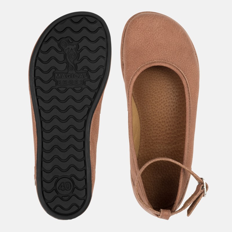 Eleganckie damskie buty barefoot - ADA BRICK