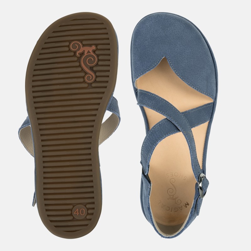 Damskie sandały barefoot z zakrytym przodem – MONA | Magical Shoes
