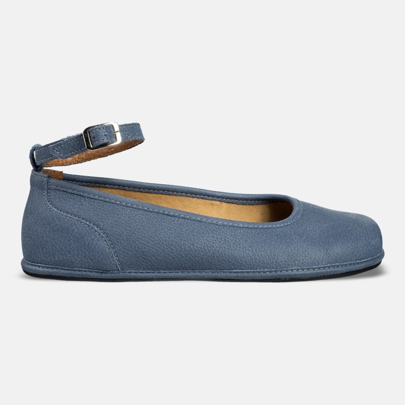 Elegantes zapatos barefoot para mujer - ADA BLUE