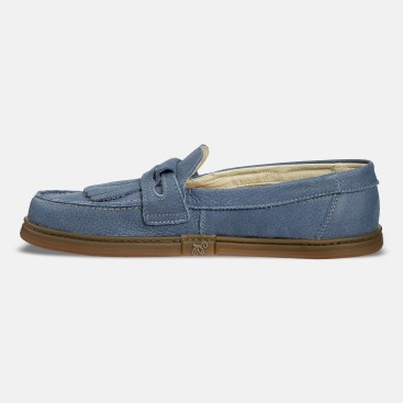 Men's slip-on barefoot loafers - Pienza Blue