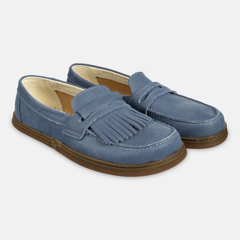 Mocasines descalzos para hombre - Pienza Blue