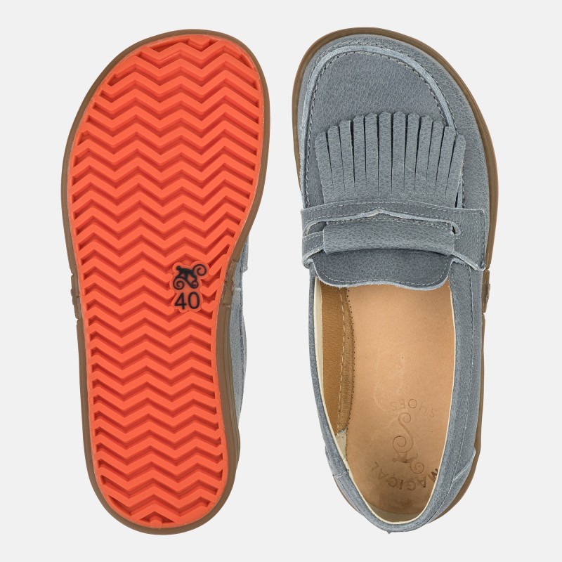 Pánské barefoot mokasíny - Pienza Azzuro