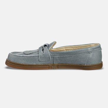 Men's slip-on barefoot loafers - Pienza Azzuro