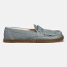 Men's slip-on barefoot loafers - Pienza Azzuro