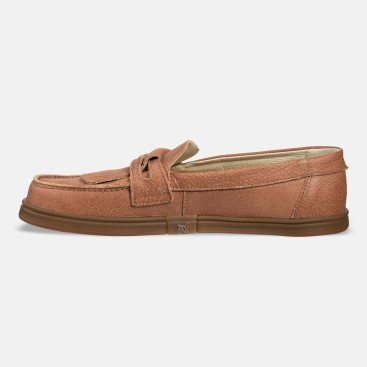 Men's slip-on barefoot loafers - Pienza Brick