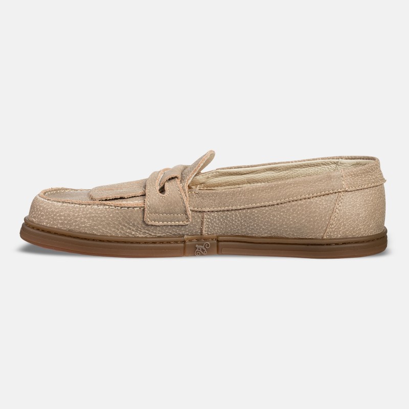 Pánské barefoot mokasíny - Pienza Cappucino