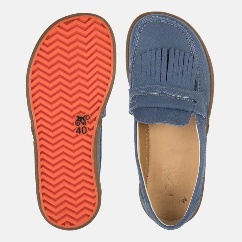 Mocasines descalzos para mujer - Pienza Blue