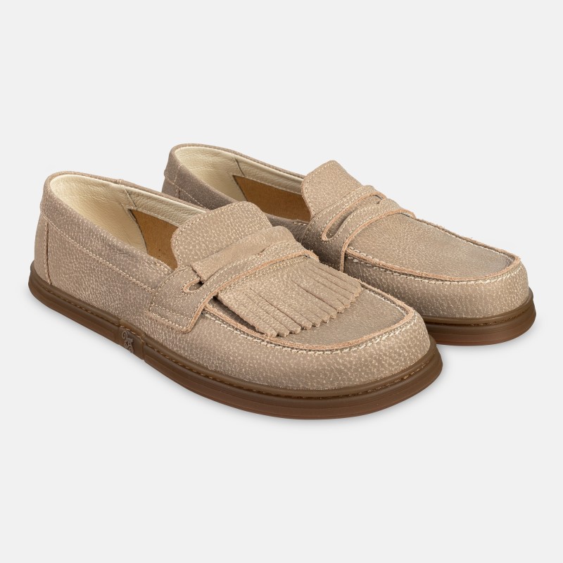Mocasines descalzos para mujer - Pienza Cappucino