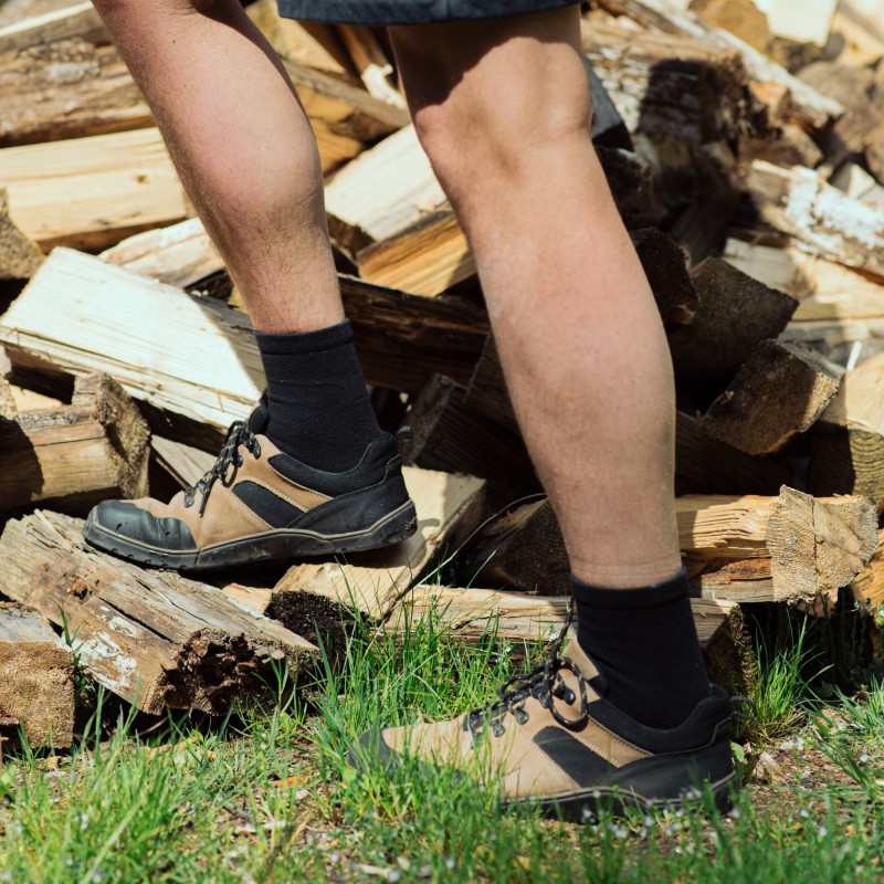 Ponožky Barefoot Sport Socks Coolmax - BLACK