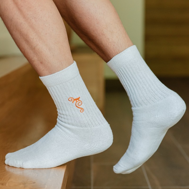 Skarpety bawełniane Barefoot Everyday Socks WHITE