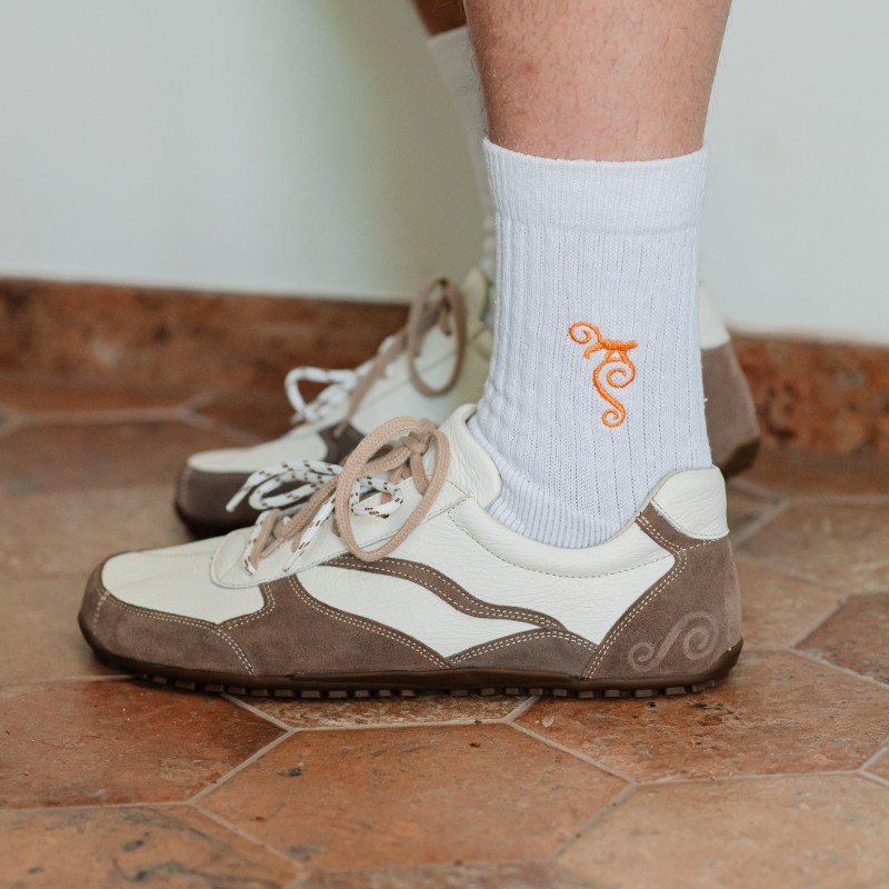 Skarpety bawełniane Barefoot Everyday Socks WHITE