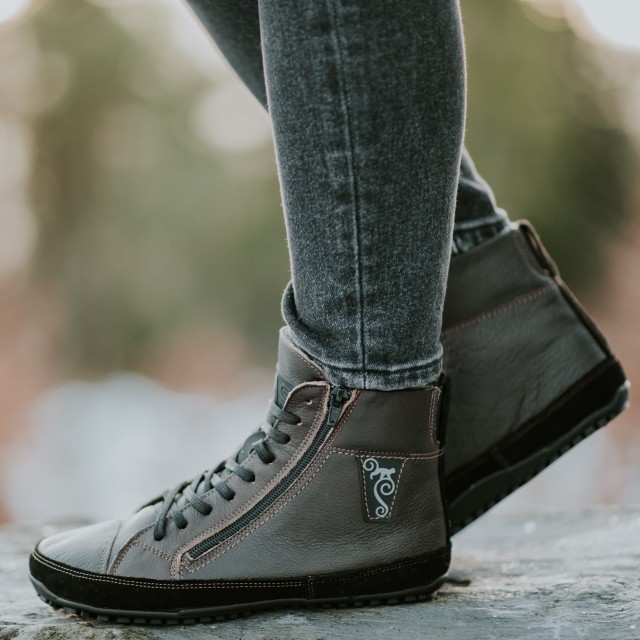 Damen Winter Barfußschuhe - Alaskan X Winter Brown