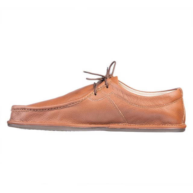 Leder barfußschuhe für Damen - CAMERON COGNAC