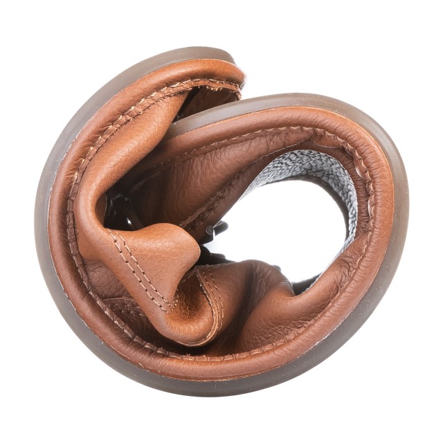 Leder barfußschuhe für Damen - CAMERON COGNAC