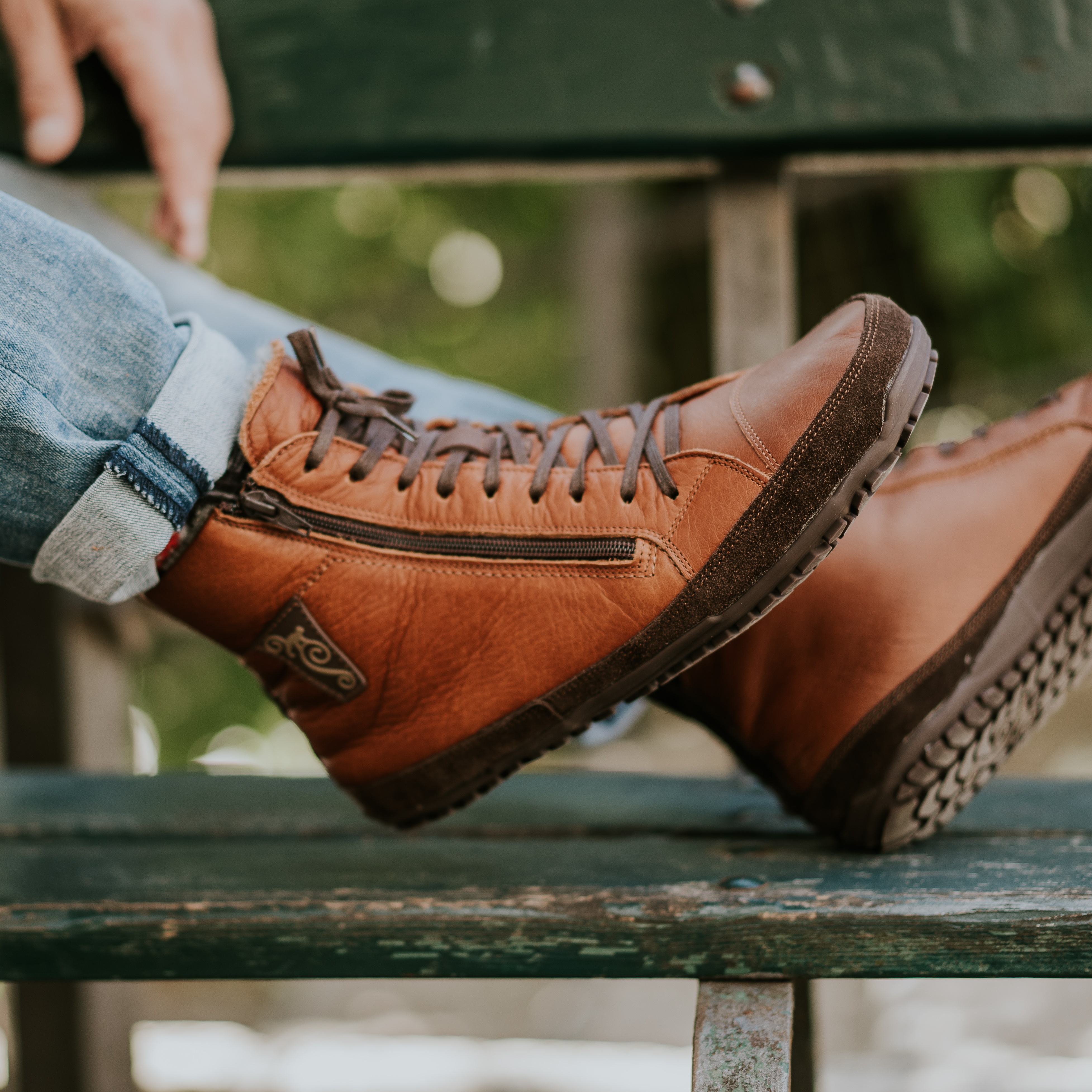 męskie buty zimowe typu barefoot