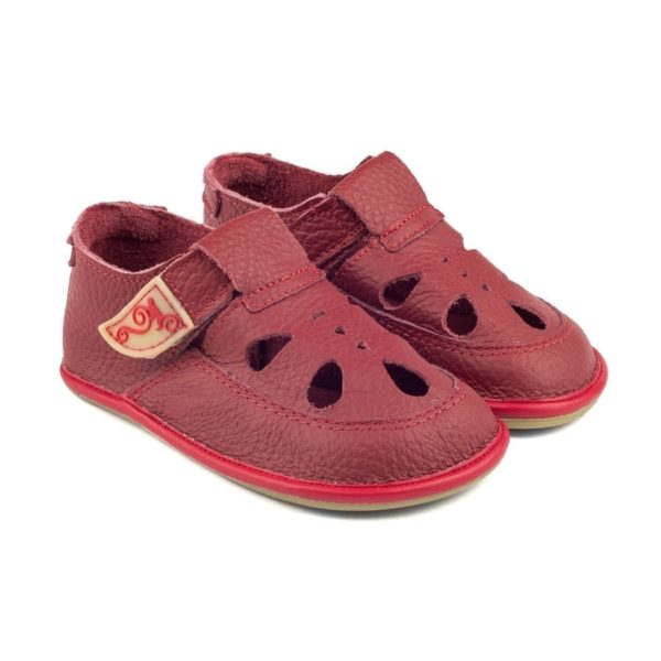 Sandały dziecięce COCO RED minimalistczne