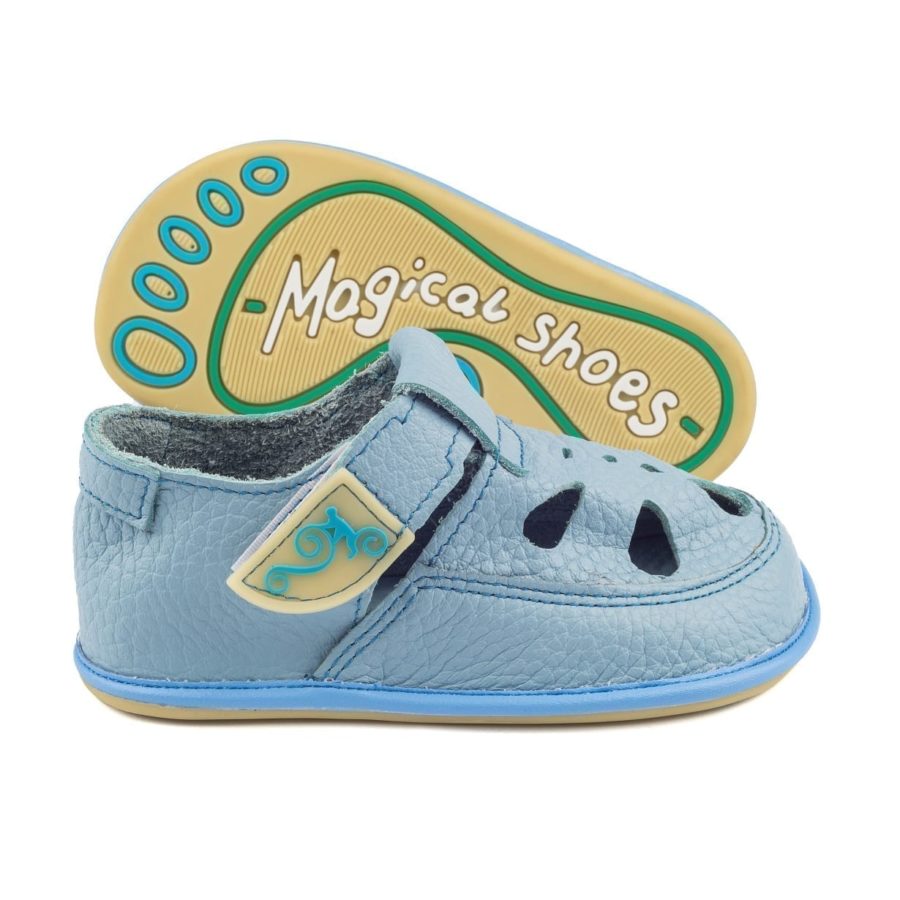 Barefoot buty dziecięce Coco Baby Blue Magical Shoes