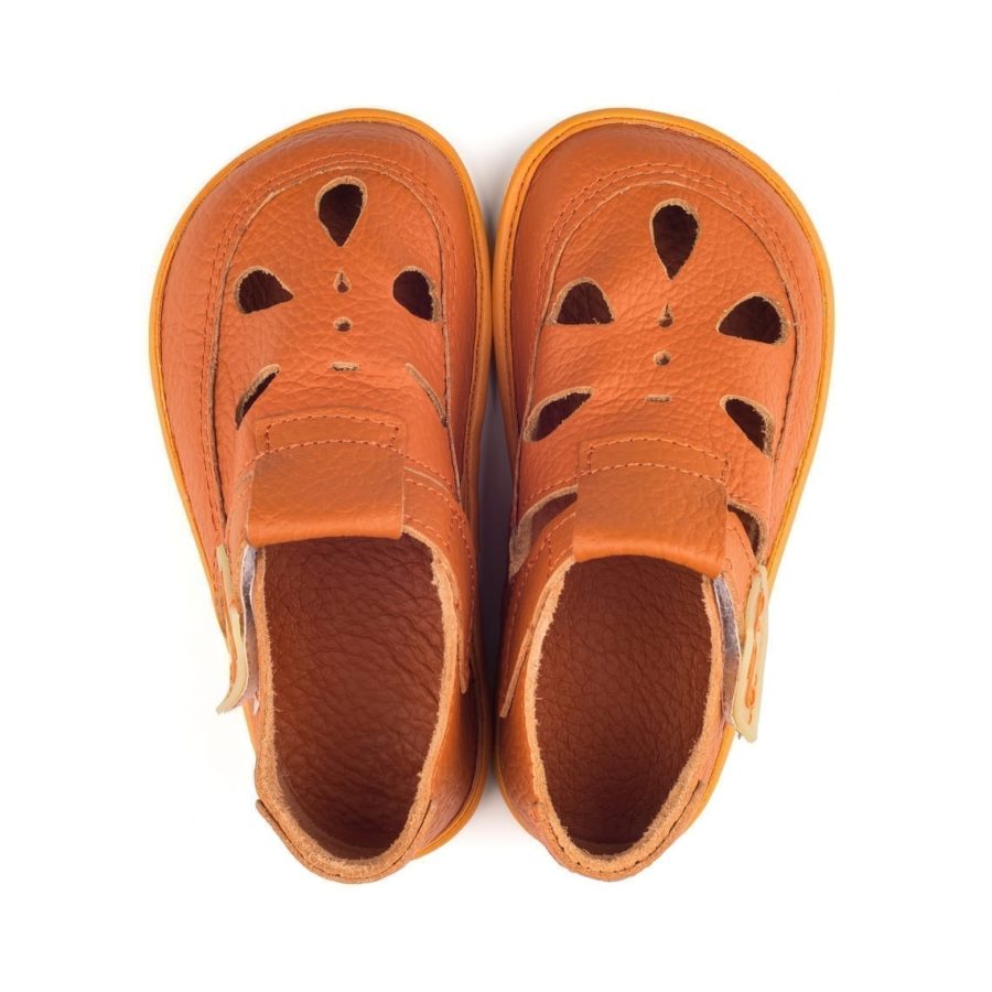 minimalistyczne buty dziecięce COCO orange