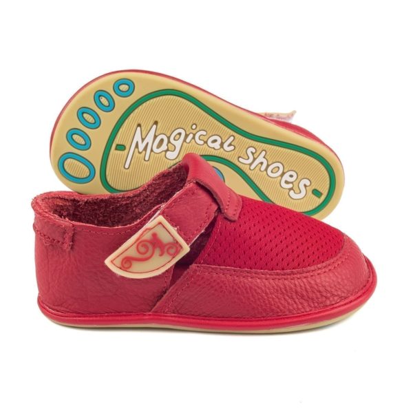 Minimalistyczne buty dziecięce BEBE RED