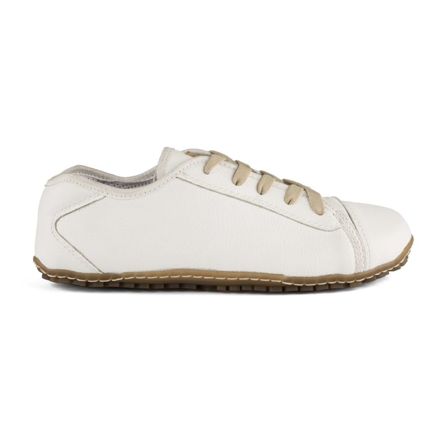 buty minimalistyczne damskie - Magcial Shoes Promenade White Vegan
