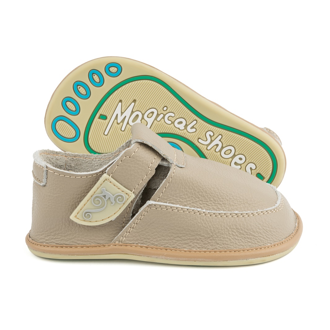 Barefoot shoes for kids COCO BEIGE - Magical Shoes