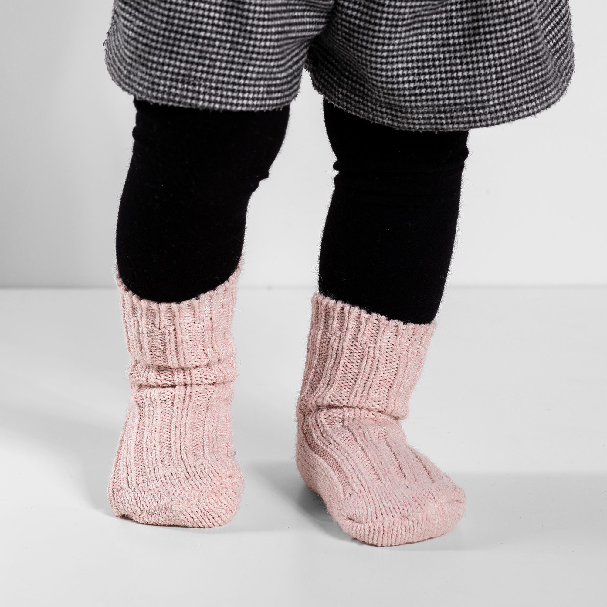 Barefoot wool socks for kids - Magical Socks Merino - LIGHT PINK