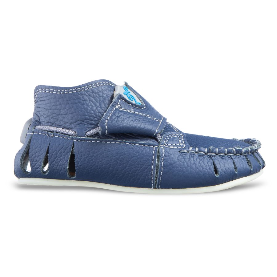 flat leather slippers for kids - Magical Shoes MOXY