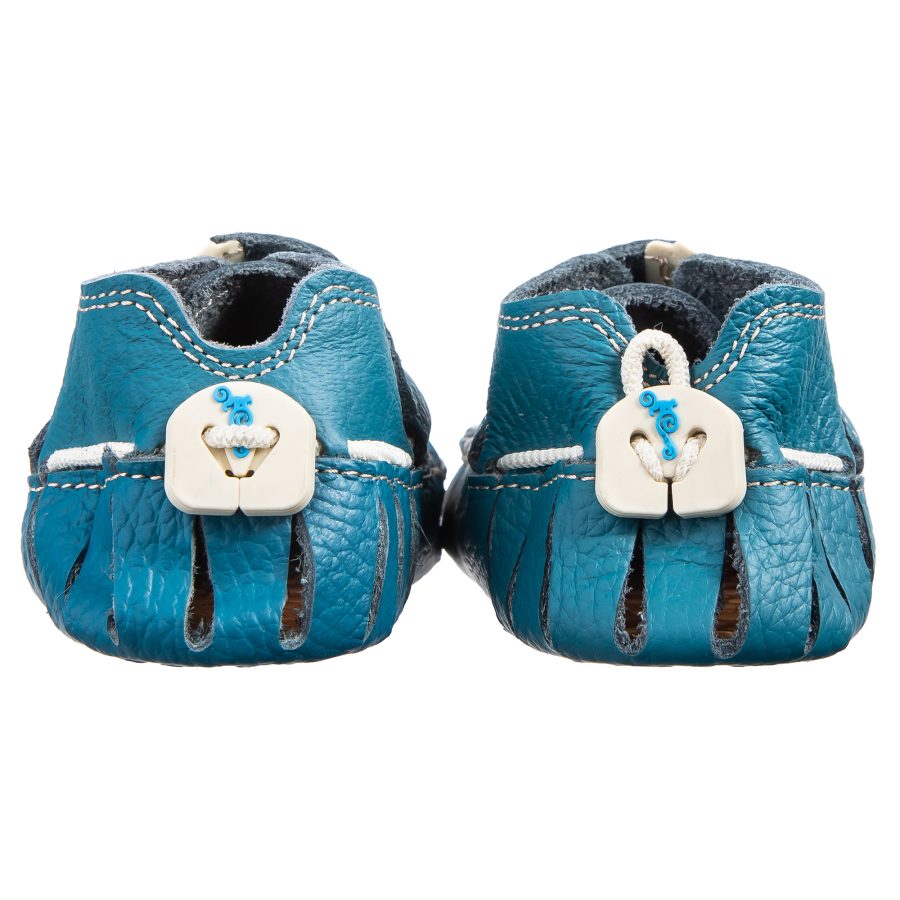 buciki dziecięce zapinane na stoper - Magical Shoes MOXY BABY BLUE