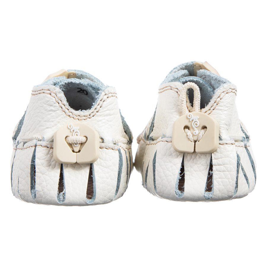 Gesunde Babyschuhe mit hoher Polsterung - Magical Shoes MOXY BABY WHITE