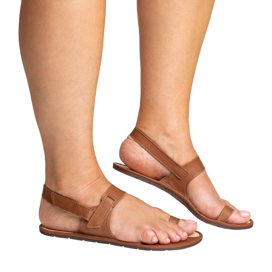 Women's-barefoot-leather-sandals-Magical-Shoes-Aurora-Brown