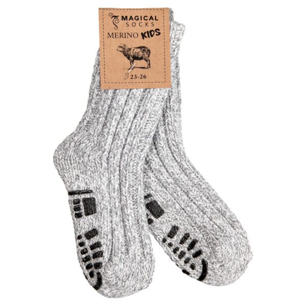 welniane-skarpety-dzieciece-barefoot-magcial-socks-gray