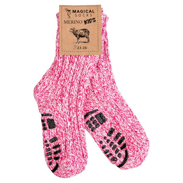 welniane-skarpety-dla-dzieci-magical-socks-pink