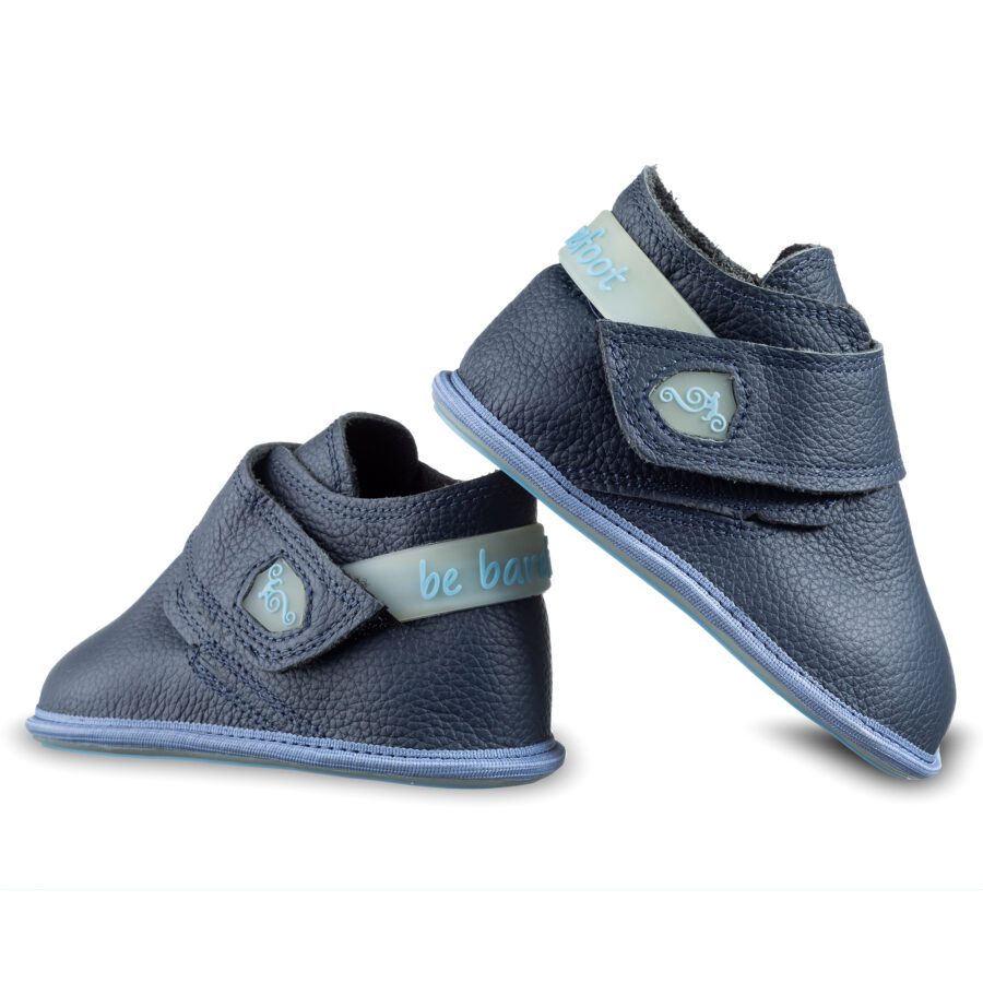 Wide toe-box kid's shoes - Baloo 2.0 - Navy Blue