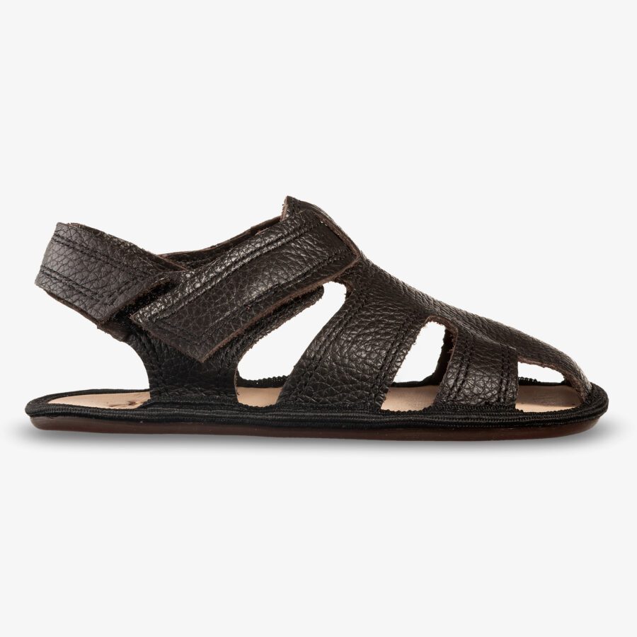 leather-barefoot-kid's-sandals-magical-shoes-janu-dark-brown
