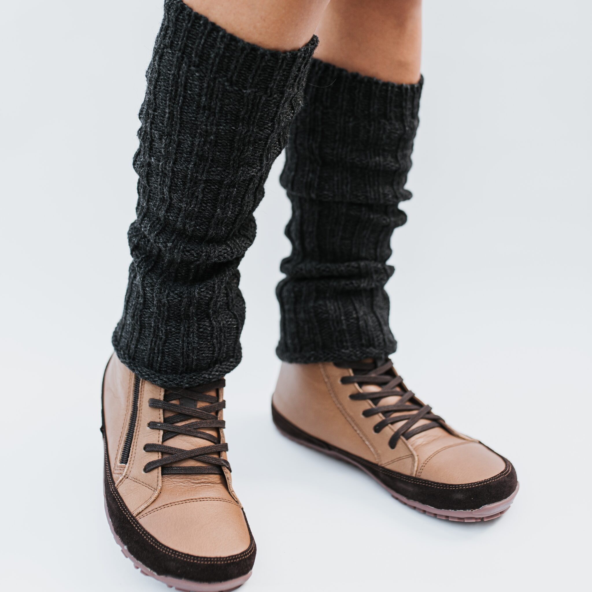 Woolen leg warmers - Magical Leg Warmers - Anthracite