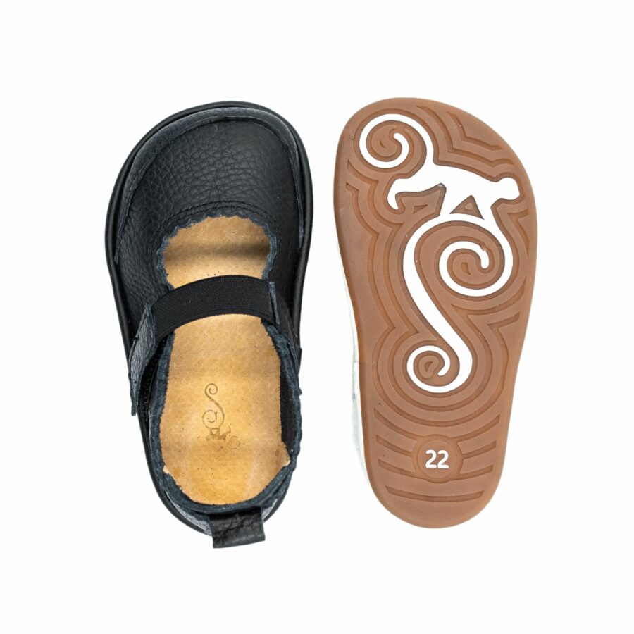Barefoot shoes for girls - GLORIA BLACK