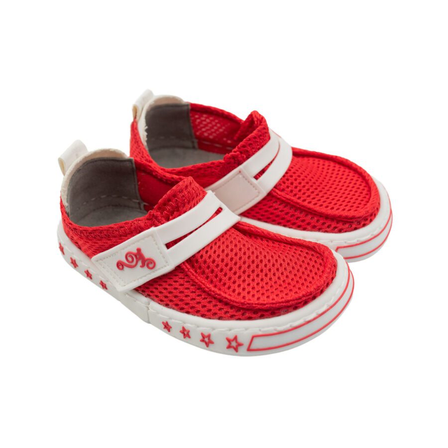Barefoot children's shoes - ALEX RED