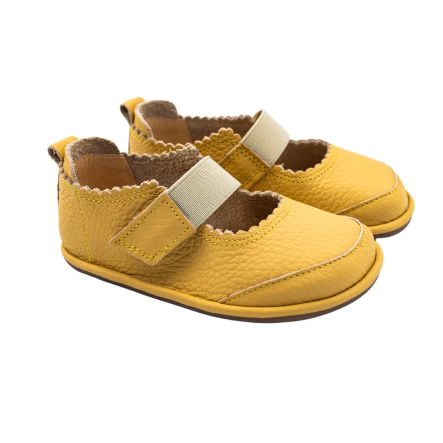 Buty barefoot dla dziewczynki - GLORIA Yellow